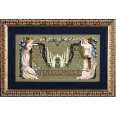 MD44 Mirabilia Designs Схема для вишивки рахунковим хрестиком - Садові Музи Garden Muses 24x47 см, папір