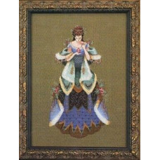 MD54 Mirabilia Designs Схема для вишивки рахунковим хрестиком - Запах старих троянд Scent Of Old Roses 19x34 см, папір