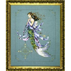 MD71 Mirabilia Designs Схема для вишивки рахунковим хрестиком - Мерехтлива Русалка Shimmering Mermaid 32x40 см, папір