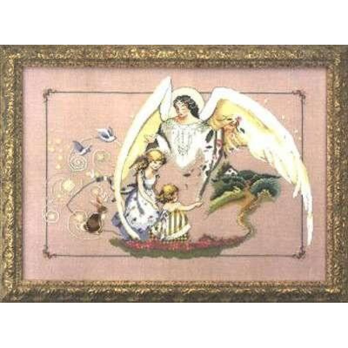 MD72 Mirabilia Designs Схема для вишивки рахунковим хрестиком - Ангел Охоронець Guardian Angel 48x33 см, папір