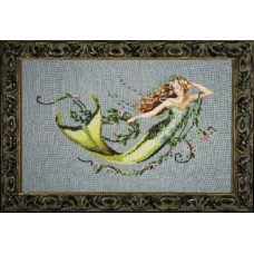 MD77 Mirabilia Designs Схема для вишивки рахунковим хрестиком - Смарагдова Русалка Emerald Mermaid 36x22 см, папір