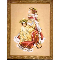 MD78 Mirabilia Designs Схема для вишивки рахунковим хрестиком - Королівське Свято Royal Holiday 32x46 см, папір