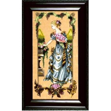 MD86 Mirabilia Designs Схема для вишивки рахунковим хрестиком - Садова краса Garden Beauty 21x42 см, папір