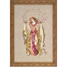 MD87 Mirabilia Designs Схема для вишивки рахунковим хрестиком - Богиня лісу Forest Goddess 20x39 см, папір