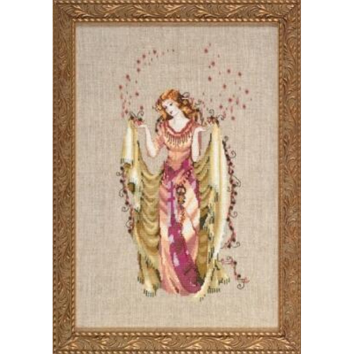 MD87 Mirabilia Designs Схема для вишивки рахунковим хрестиком - Богиня лісу Forest Goddess 20x39 см, папір