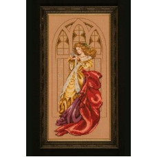 MD90 Mirabilia Designs Схема для вишивки рахунковим хрестиком - Біле Різдво White Christmas 24x51 см, папір