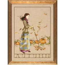 MD91 Mirabilia Designs Схема для вишивки рахунковим хрестиком - Осінь в моєму саду Autumn In My Garden 29x42 см, папір
