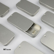 МГ/silver (гольниця) Кольорова - Гольниця металева магнітна, 6x3,4x1 см (срібна)