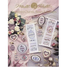 MHP52 Mill Hill Буклет паперових схем для вишивки рахунковим хрестиком - Treasured Charms, Boxes & Banners