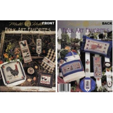 MHP75 Mill Hill Буклет паперових схем для вишивки рахунковим хрестиком - Folk Art Favorites