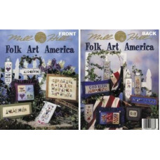 MHP88 Mill Hill Буклет паперових схем для вишивки рахунковим хрестиком - Folk Art America