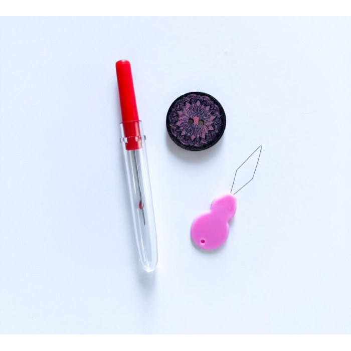 MNT-002 Абрис Арт Набір Магнітний тримач для голок, ниткопротягувач та розпорювач швів