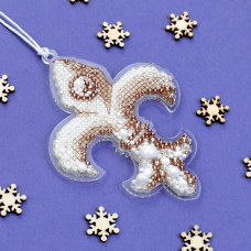 НА-011 Кольорова Набір для вишивки рахунковим хрестиком по пластику - Іграшка Королівська лілія 8x10 см