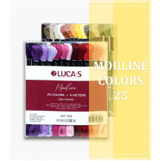Набір муліне Luca-S 25 кольорів (25шт/8м)