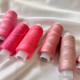 Набір ниток швейних універсальних №40 Омега 120, Рожевий мікс, 10 шт, намотка 200 м, LUTS textile