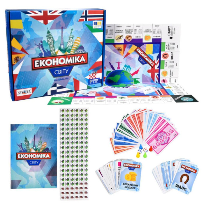 31028 Strateg Настільна гра - Економіка світу (Стратег)