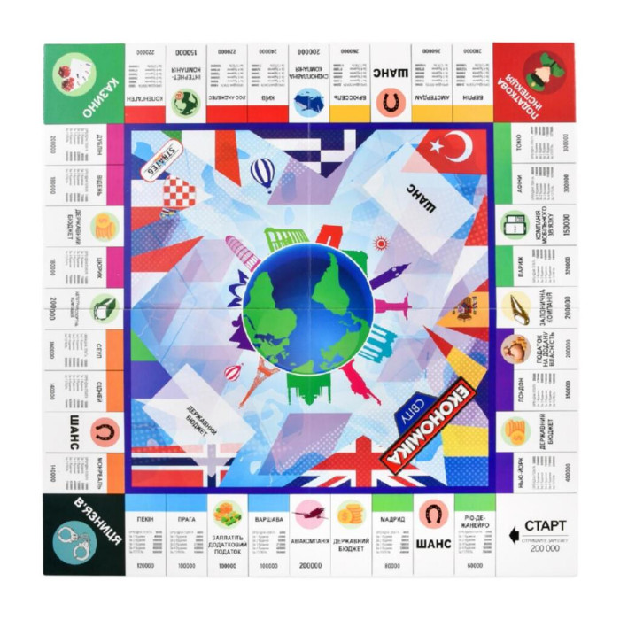 31028 Strateg Настільна гра - Економіка світу (Стратег)