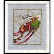 NC121 Nora Corbett Схема для вишивки рахунковим хрестиком - Рудольф Rudolph 13x16 см, папір