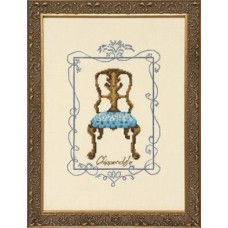 NC177 Nora Corbett Схема для вишивки рахунковим хрестиком - Чіппендейл Chippendale 13x20 см, папір