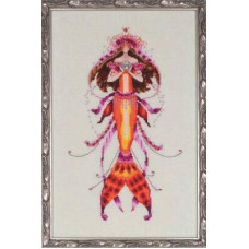 NC191 Nora Corbett Схема для вишивки рахунковим хрестиком - Перлини Офелії Ophelia's Pearls 18x30 см, папір