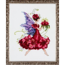 NC198 Nora Corbett Схема для вишивки рахунковим хрестиком - Герань Geranium 15,5x20 см, папір