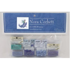 NC199E Набір матеріалів (Embellishment Pack) до схеми Wisteria Гліцинія Nora Corbett
