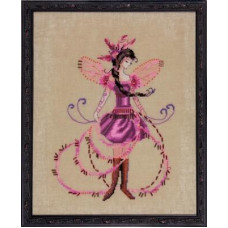 NC217 Nora Corbett Схема для вишивки рахунковим хрестиком - Квітковий колекціонер The Blossom Collector 19x25 см, папір