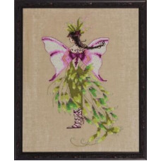 NC218 Nora Corbett Схема для вишивки рахунковим хрестиком - Збирач Моху The Moss Collector 17x28 см, папір