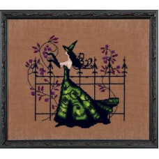 NC220 Nora Corbett Схема для вишивки рахунковим хрестиком - Гвен Gwen 20x22 см, папір