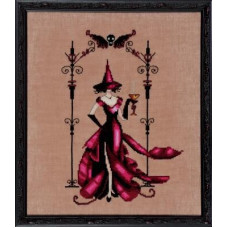 NC223 Nora Corbett Схема для вишивки рахунковим хрестиком - Зенія Zenia 18x26 см, папір