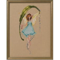 NC265 Nora Corbett Схема для вишивки рахунковим хрестиком - Краплі роси Dewdrops 12x29 см, папір