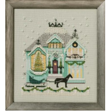 NC280 Nora Corbett Схема для вишивки рахунковим хрестиком - Кавовий дім The Coffee House 16x19 см, папір