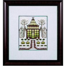 NC304 Nora Corbett Схема для вишивки рахунковим хрестиком - Кришталевий будинок Crystal Trellis 14x17,5 см, папір