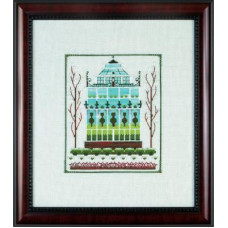 NC305 Nora Corbett Схема для вишивки рахунковим хрестиком - Зимовий топіарій Winter Topiary 14x17,5 см, папір