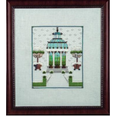 NC307 Nora Corbett Схема для вишивки рахунковим хрестиком - Зимові радощі Winter Folly 14x17,5 см, папір