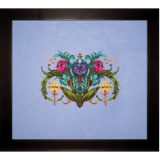 NC325 Nora Corbett Схема для вишивки рахунковим хрестиком - Сад радості Joy Garden 22x16 см, папір