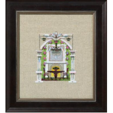 NC359 Nora Corbett Схема для вишивки рахунковим хрестиком - Їдальня The Dining Room 12x15 см, папір