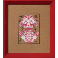 NC364 Nora Corbett Схема для вишивки рахунковим хрестиком - Різдвяні светри Christmas Sweaters 11x16 см, папір