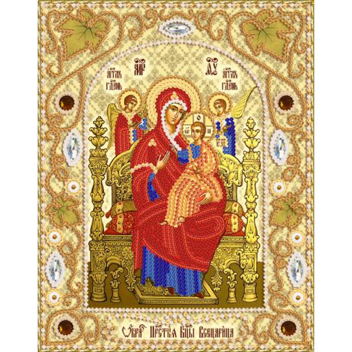 НИК-5321 Ікона Божої Матері Всецариця. Марічка. Набір для вишивки бісером