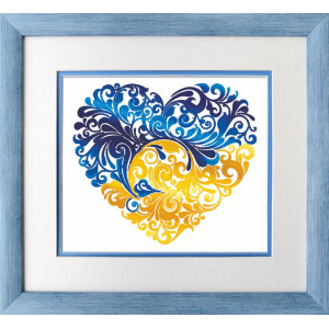 НТМ-145 З Україною в серці. Тела Артіс. Набір для вишивання бісером