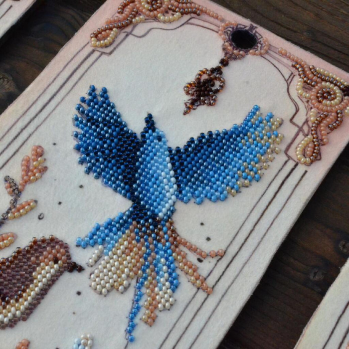 NV-405 Тела Артіс Набір для вишивки бісером - Книжкові історії - 2 11,5х38см, велюр