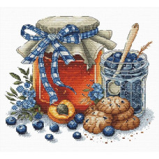 P150 AVA Набір для вишивки рахунковим хрестиком - Домашні смаколики 20,64x17,46 см, Aida 16