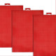 PC 321 Канва пластикова 14 ct 21x28 см, червоний, Кольорова