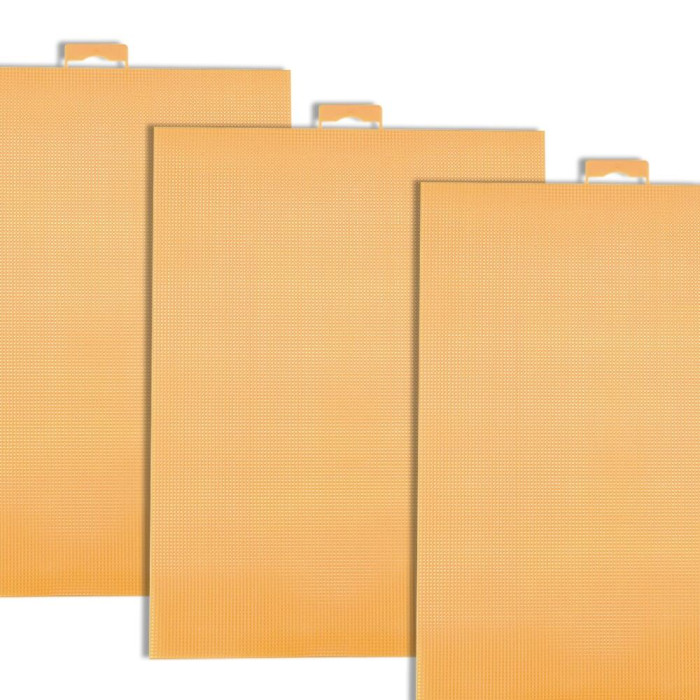 PC 436 Канва пластикова 14 ct 21x28 см, персиковий, Кольорова