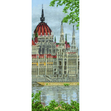 PCE0810 Anchor Набір для вишивки рахунковим хрестиком - Парламент Hungarian Parliament Building 32x14 см, Aida 16
