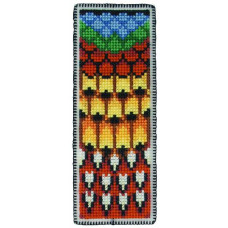PCE5010 Anchor Набір для вишивки рахунковим хрестиком - Закладка Фазан Pheasant Bookmark 18x5 см, Aida 14