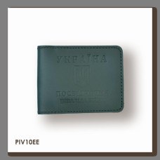 PIV10EE Babylon Обкладинка для посвідчення інваліда війни 11x7,5 см зелена, чисте тиснення, шкіра