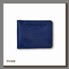 PIV5EE Babylon Обкладинка для посвідчення інваліда війни 11x7,5 см синя, чисте тиснення, шкіра