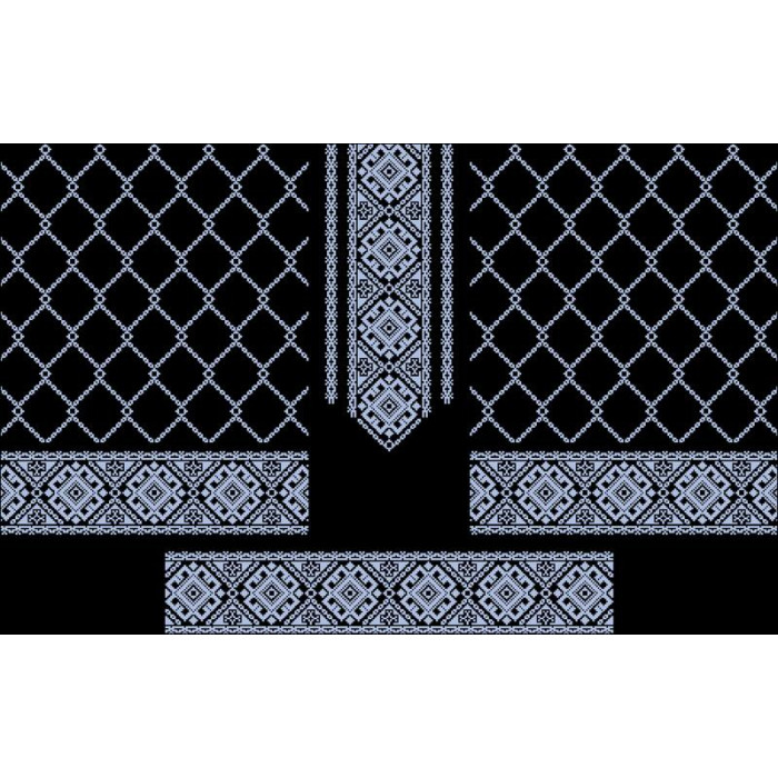 ПЛ105лЧнннн Барвиста вишиванка Заготовка для вишивки - Сукня жіноча Ніжність р.42-54 льон, чорний