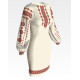 ПЛ142кМнннн Барвиста вишиванка Заготовка для вишивки - Сукня жіноча Елегантність р.42-54 атлас, бежевий